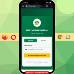 Tab Desain login hotspot Mikrotik sekolah modern