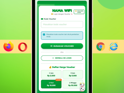 Template login hotspot voucher ringan dan cepat