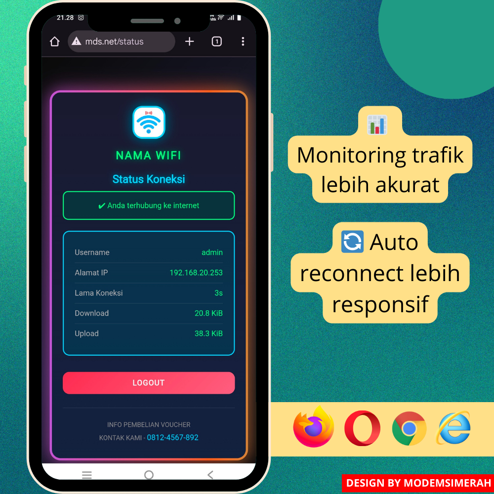 template login hotspot mikrotik premium