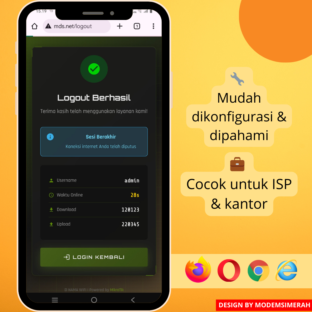 login page hotspot mikrotik tema game warnet