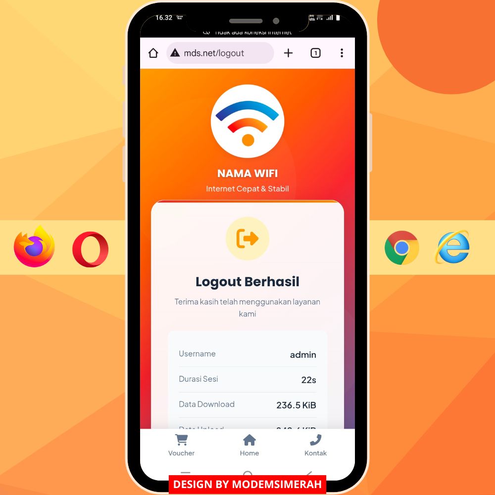 Login hotspot Mikrotik Desa Digital