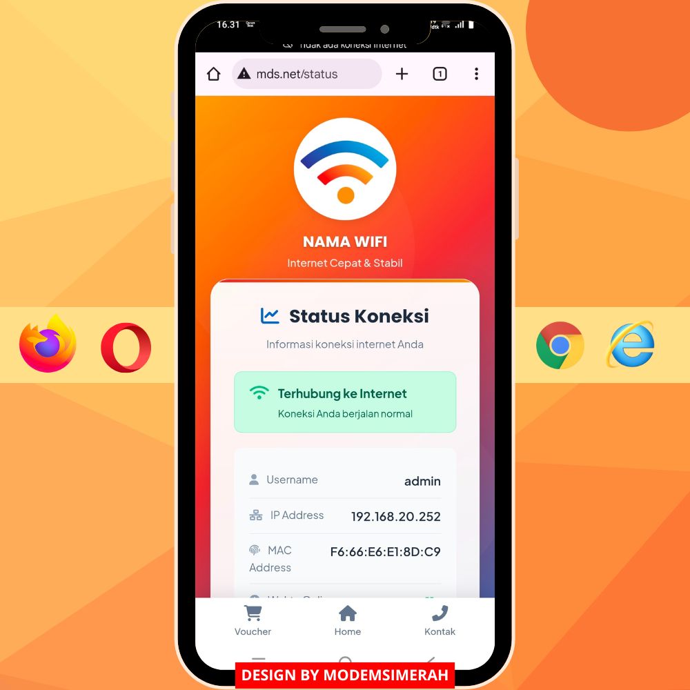 WiFi Desa Digital voucher login