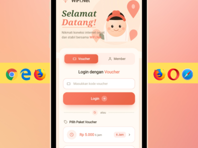 Tab- Download login page MikroTik responsive keren dan modern